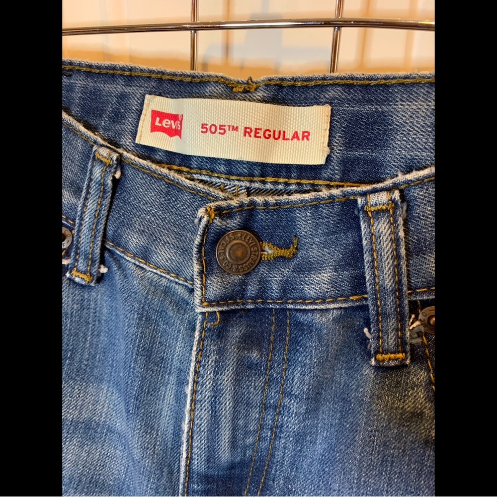 Levi’s Jeans Women’s 505 Regular Blue Jeans Size W 26 L 26 - Picture 3 of 7